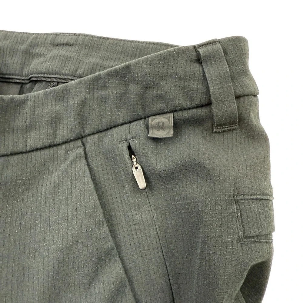 Lululemon Black Commission Ventlight Mesh Stretch Quick-Dry Pants Men's 31x32 - Picture 4 of 6